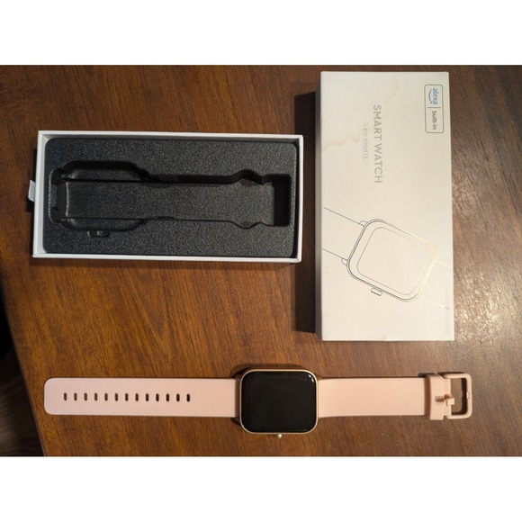 Do Sports Other - IDW19-Smart Watch-Womens-Pink-Waterproof Heart‎ Color Display-ALEXA-Blood Oxygen